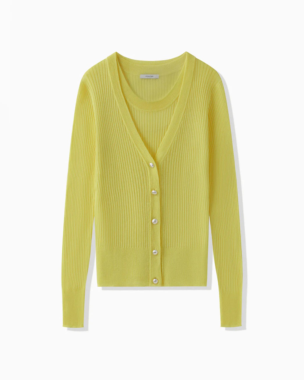 TENCEL KNIT ENSEMBLE - YELLOW