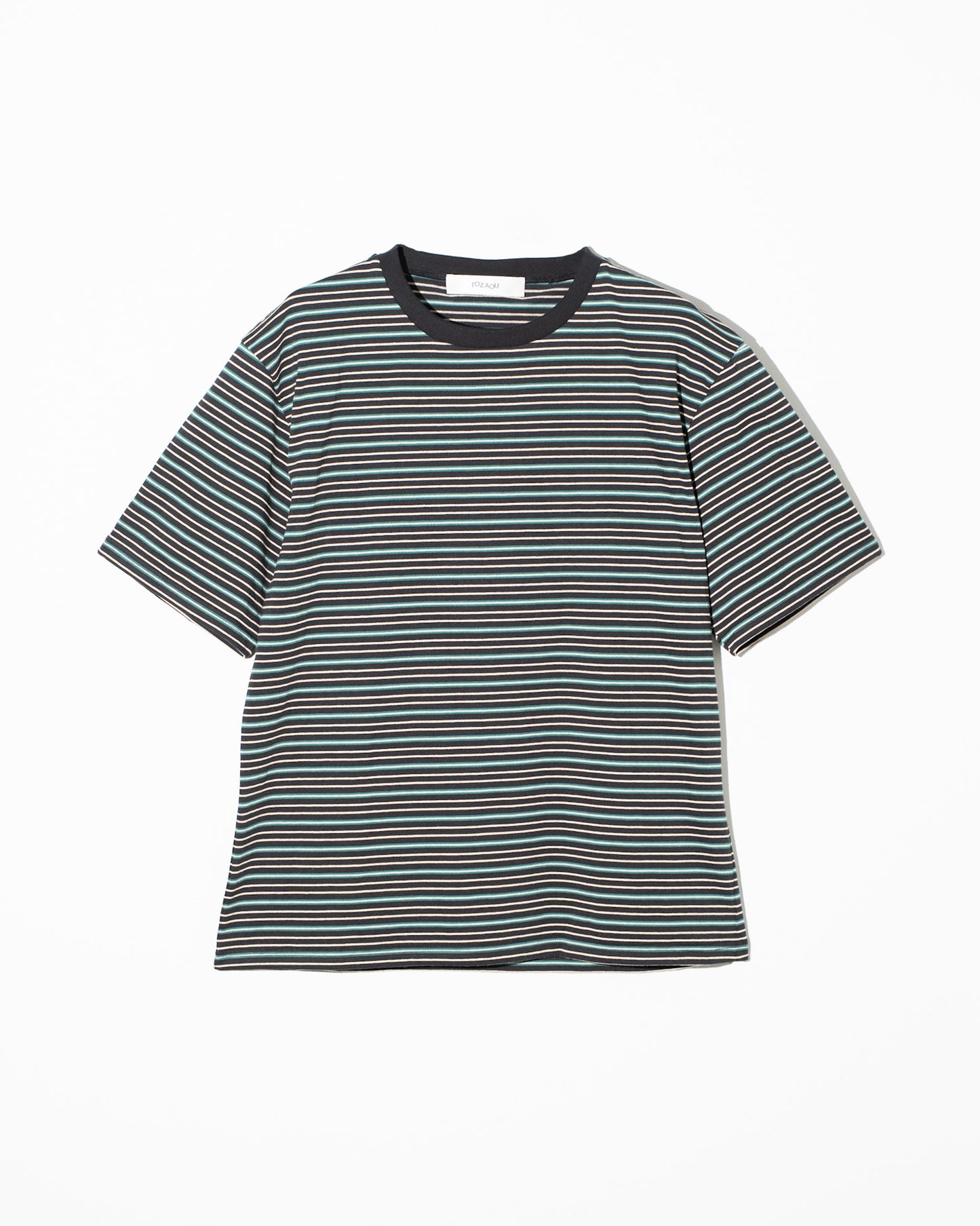 SERVICE BORDER TEE - BLACK