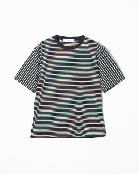 SERVICE BORDER TEE - BLACK