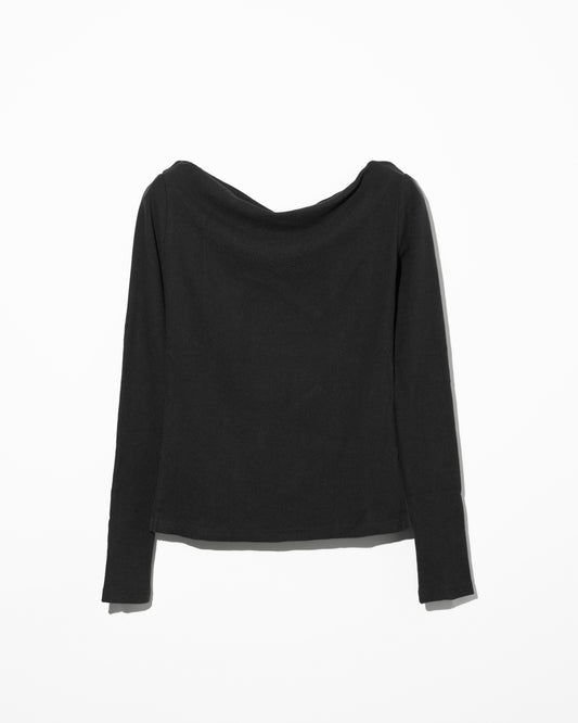 2 WAY SLIT TOP - BLACK