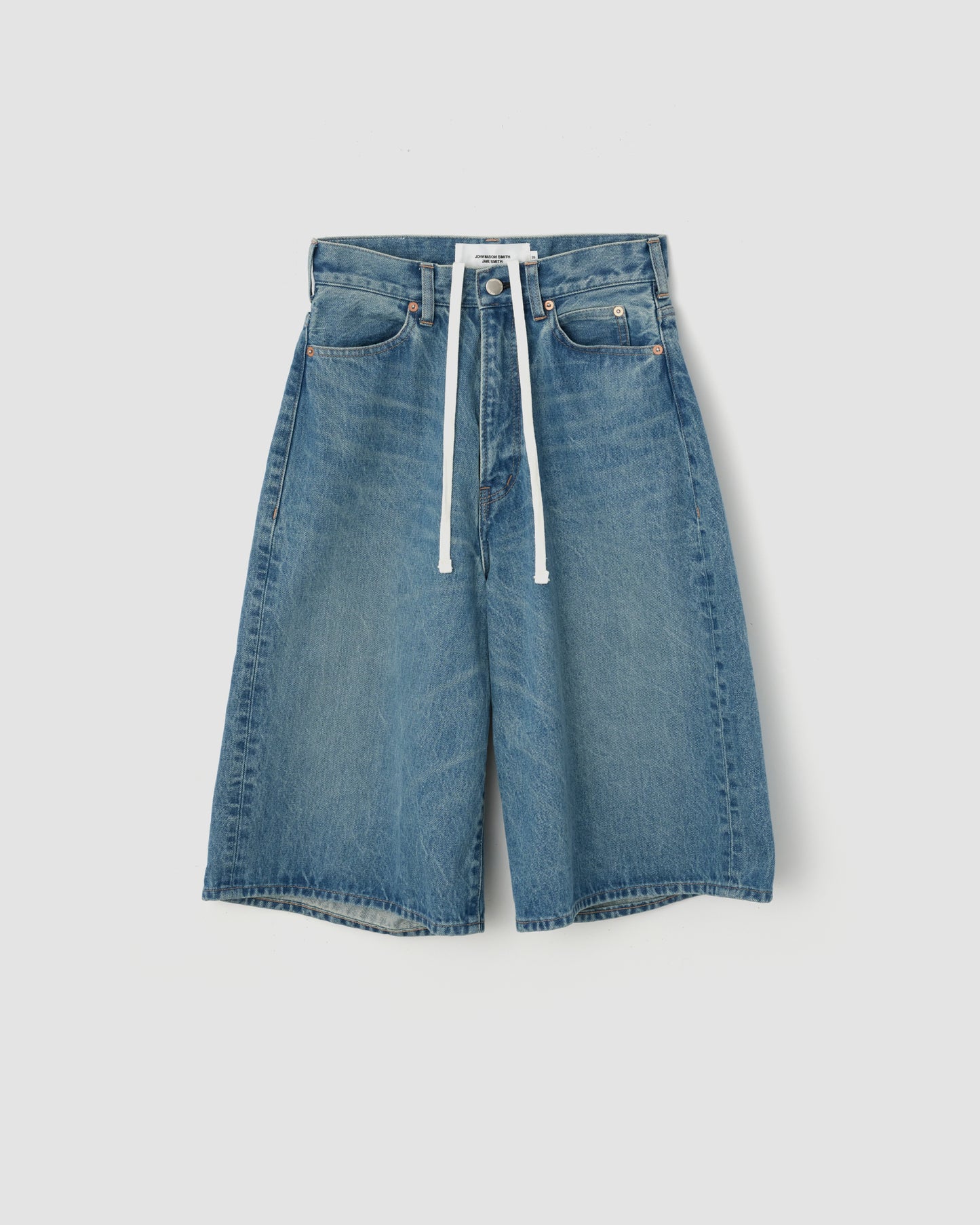 13.5oz DENIM 15 INCH SHORT PANTS - FADE WASH