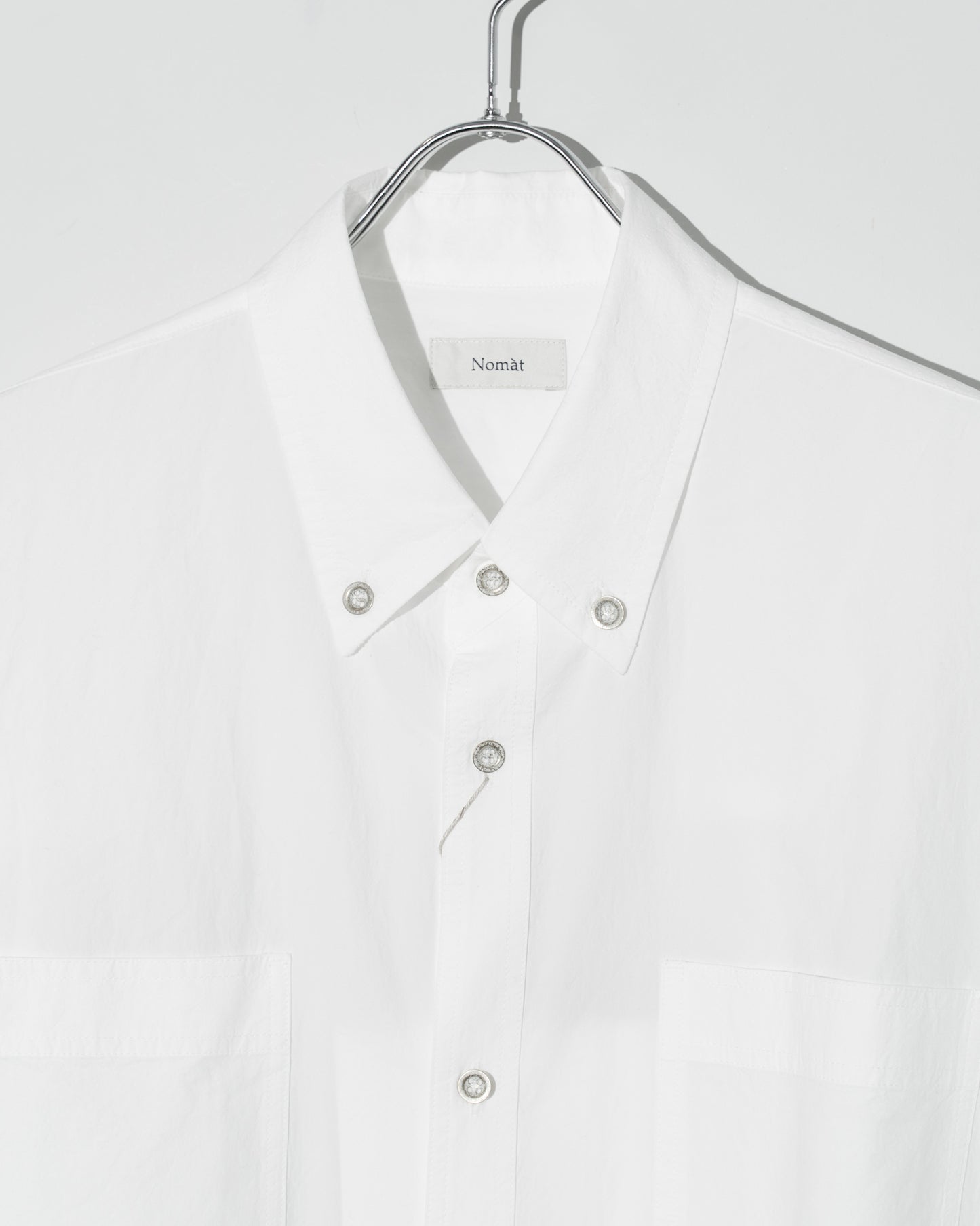 TIE SHIRT/COTTON - WHITE