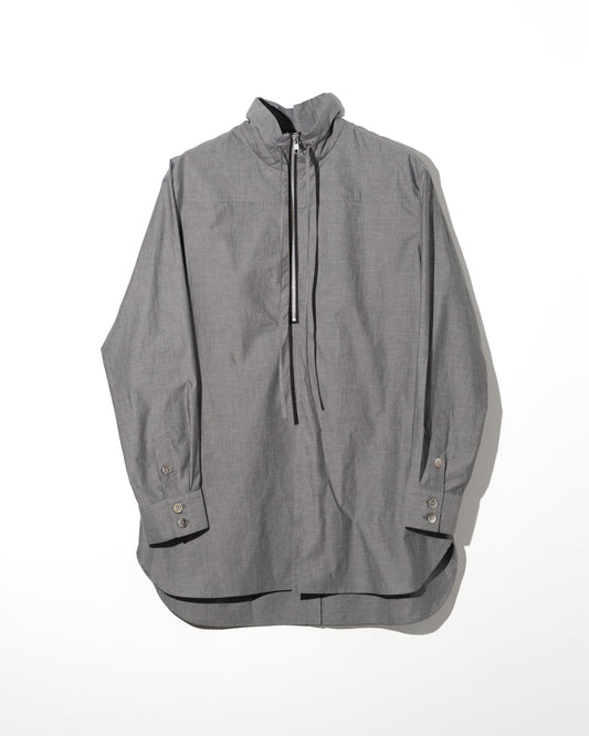 SUVIN COTTON TYPEWRITER PULLOVER - BLACK