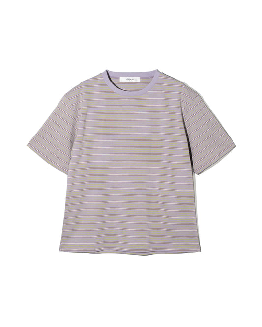 SERVICE BORDER TEE - MAUVE