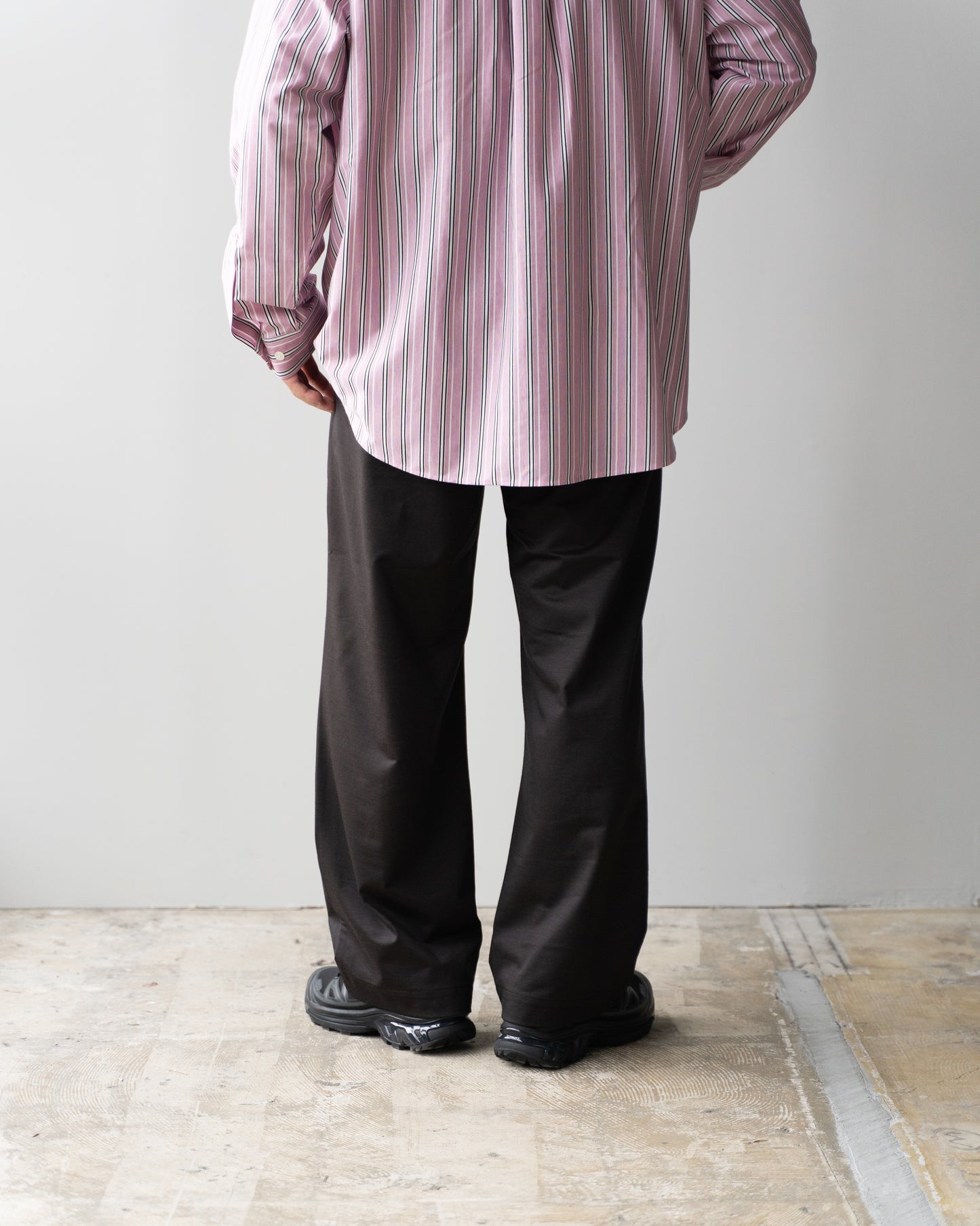 36G WOOL TROUSERS - BROWN