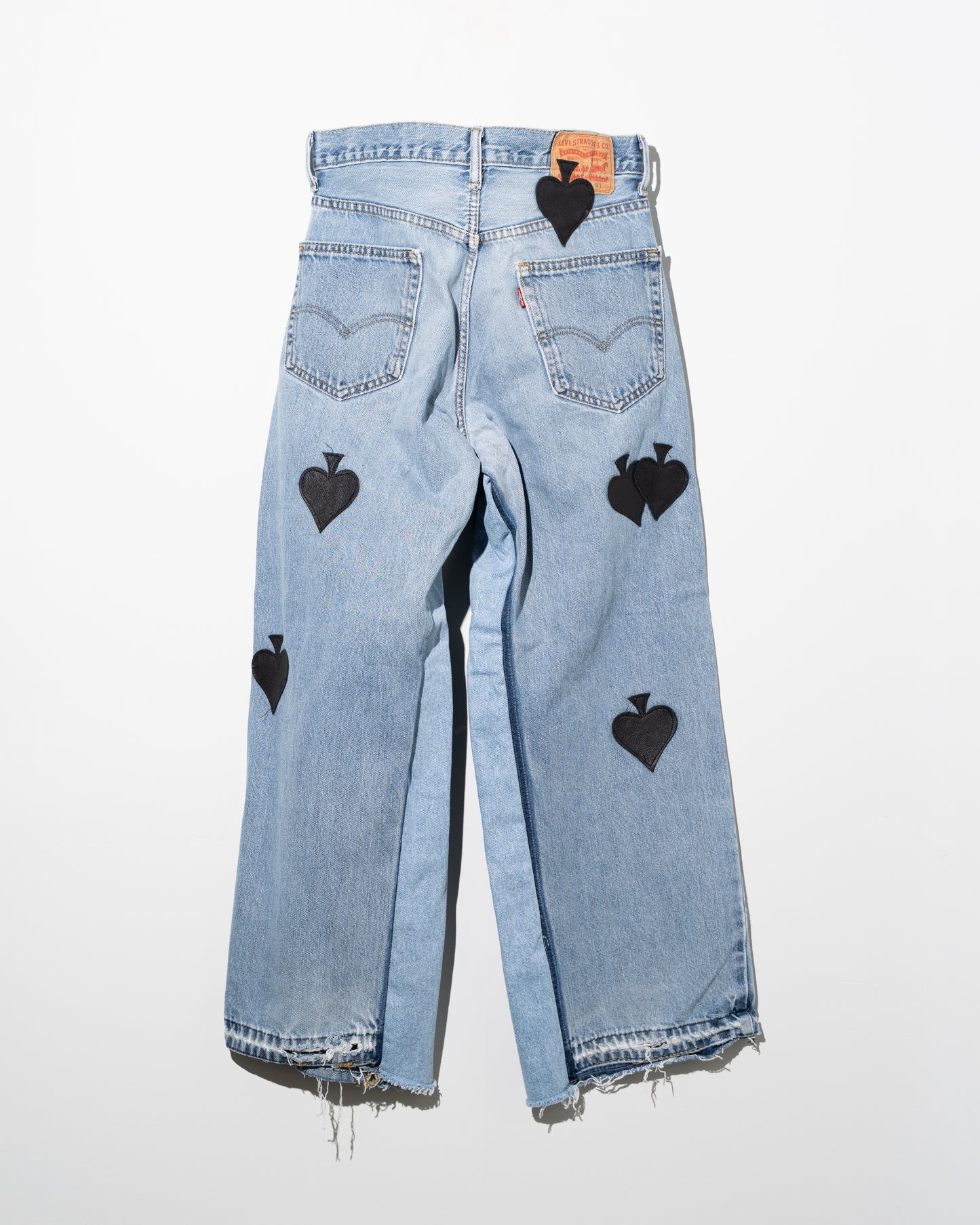 SPADE PATCH BAGGY REMAKE DENIM - BLUE