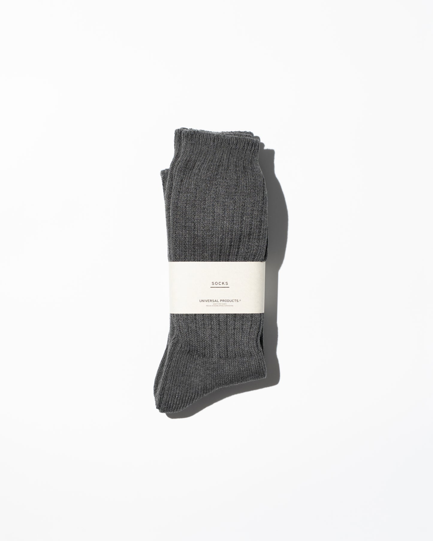 2P LONG SOCKS - CHARCOAL