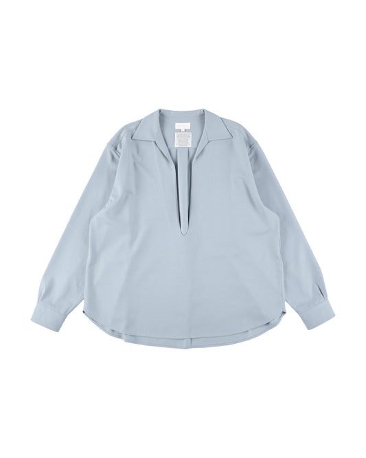 36G WOOL VARRUSE SHIRT - BLUE GRAY