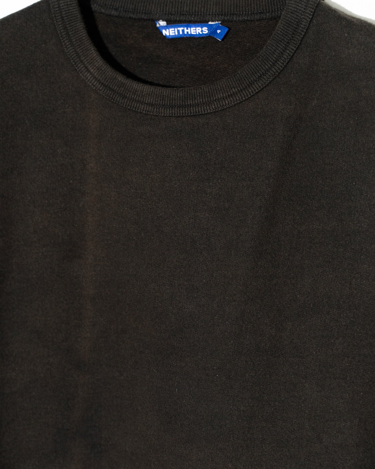 REIMAGINED NEWBOY FLEECE-LINED SWEATSHIRT - BLEACHED BLACK