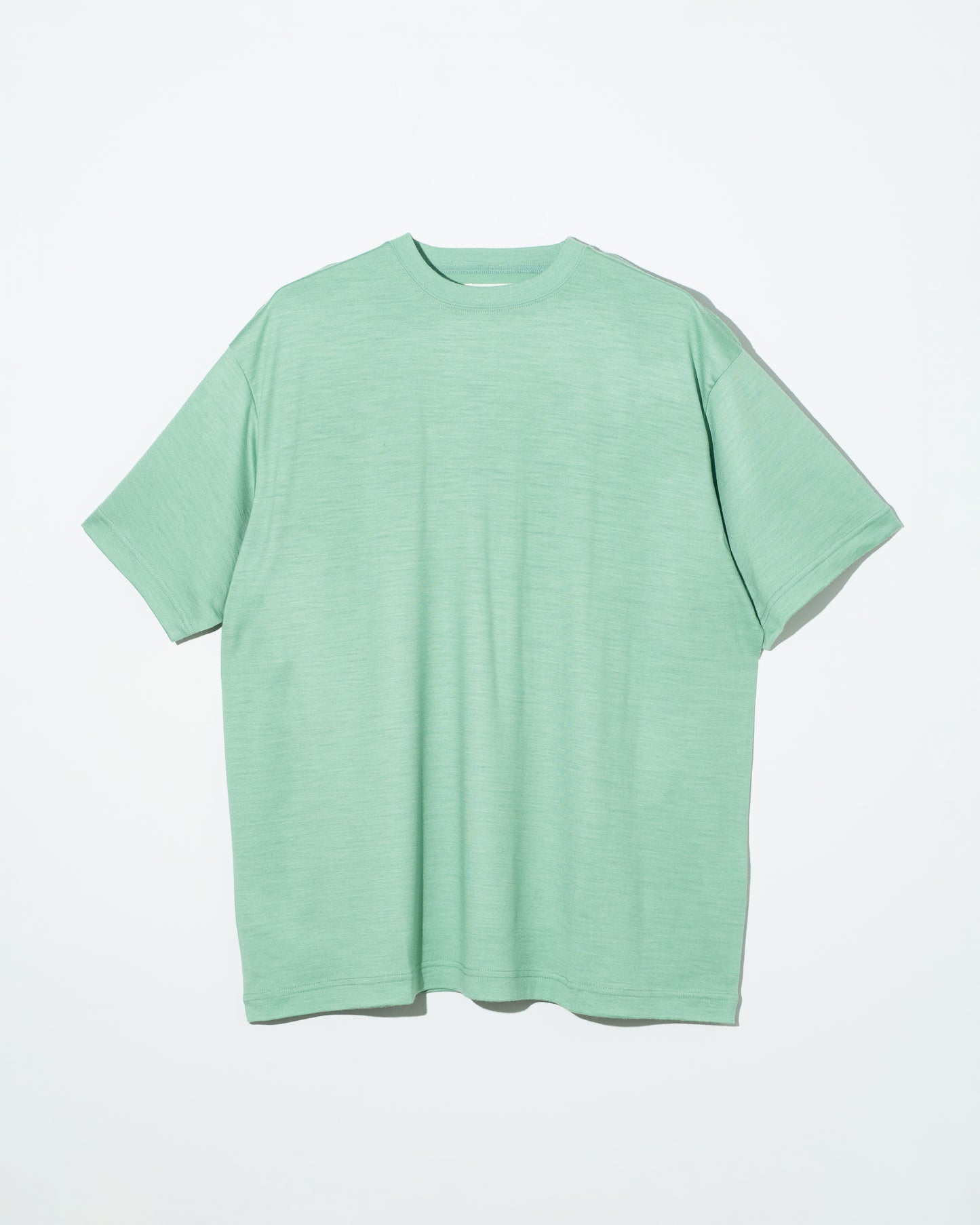 WOOL S/S T-SHIRT - GREEN
