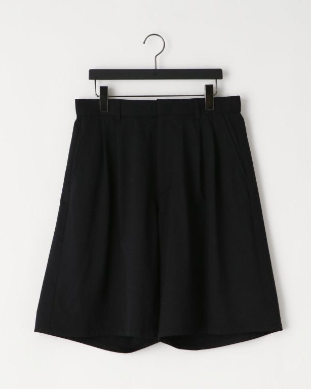 36G WOOL SHORTS - BLACK