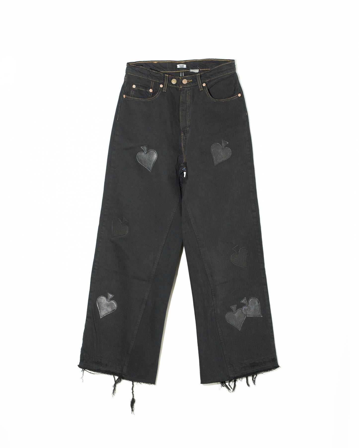 SPADE PATCH BAGGY REMAKE DENIM - BLACK