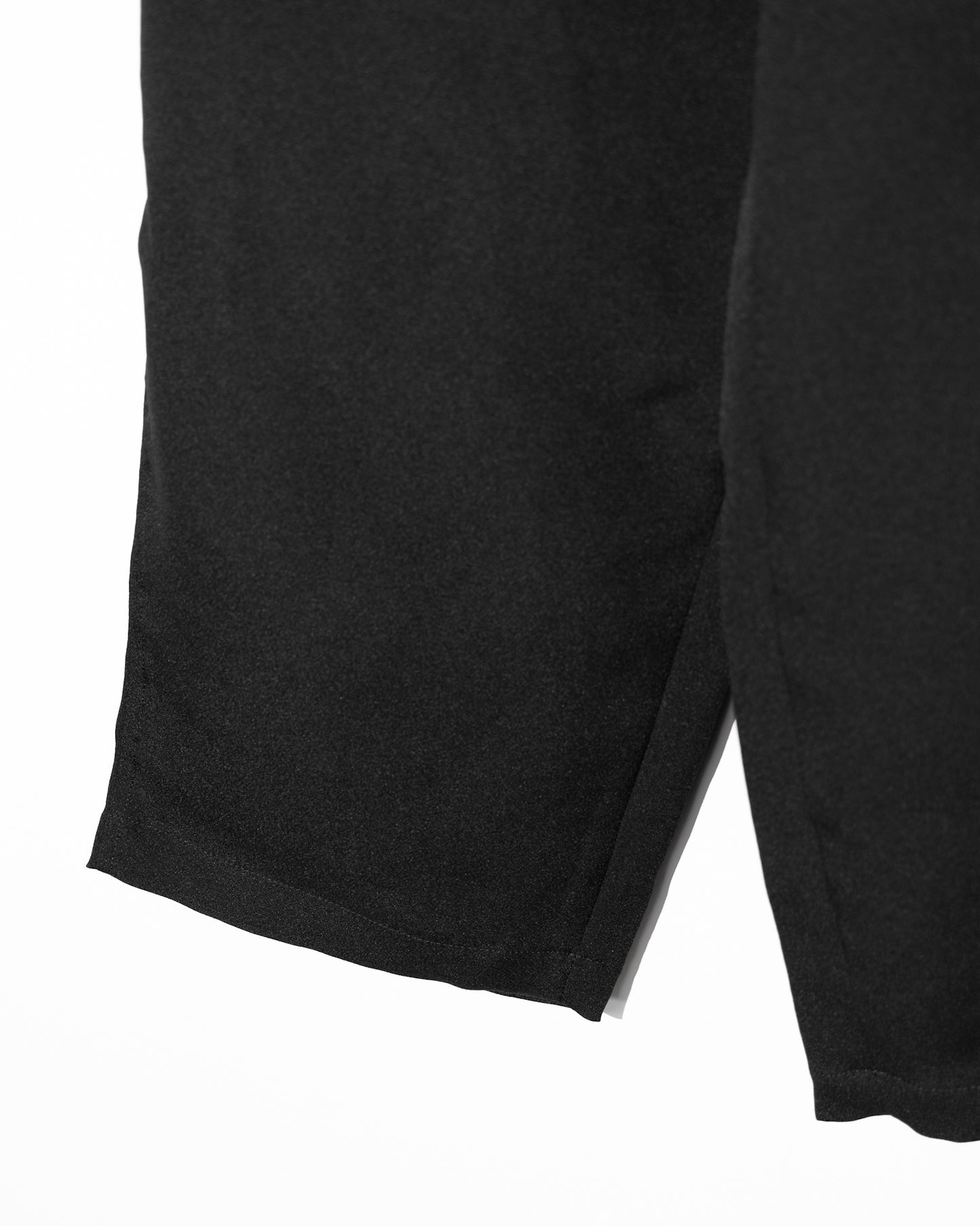 SILK ACETATE EASY PANTS - BLACK