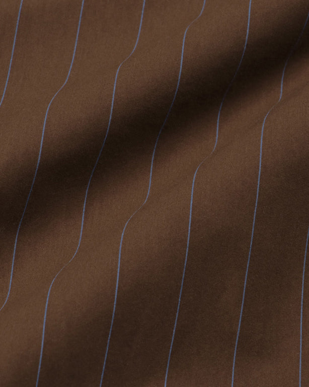 46G STRIPE ATMOSPHERE SHIRT - BROWN BLUE