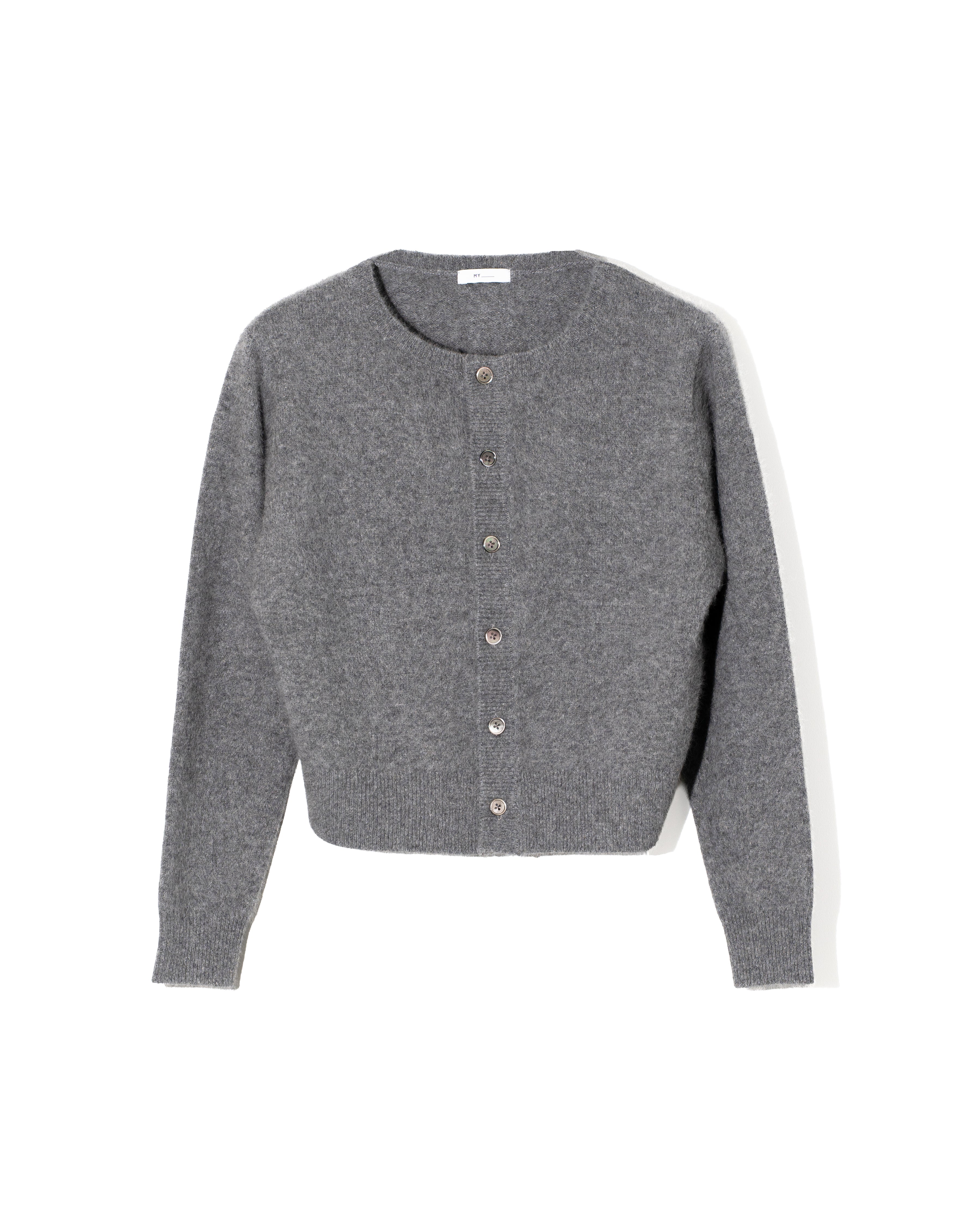 MY___ (マイ) FOX WOOL KNIT CARDIGAN GRAY | HAKU ハク 公式通販