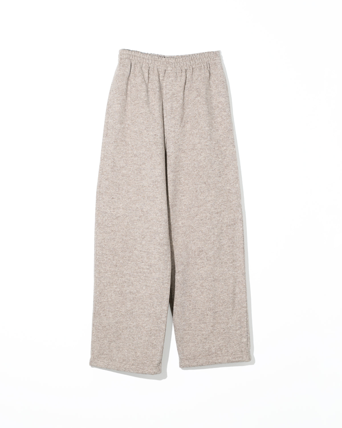 WOOL JERSEY EASY PANTS - BEIGE