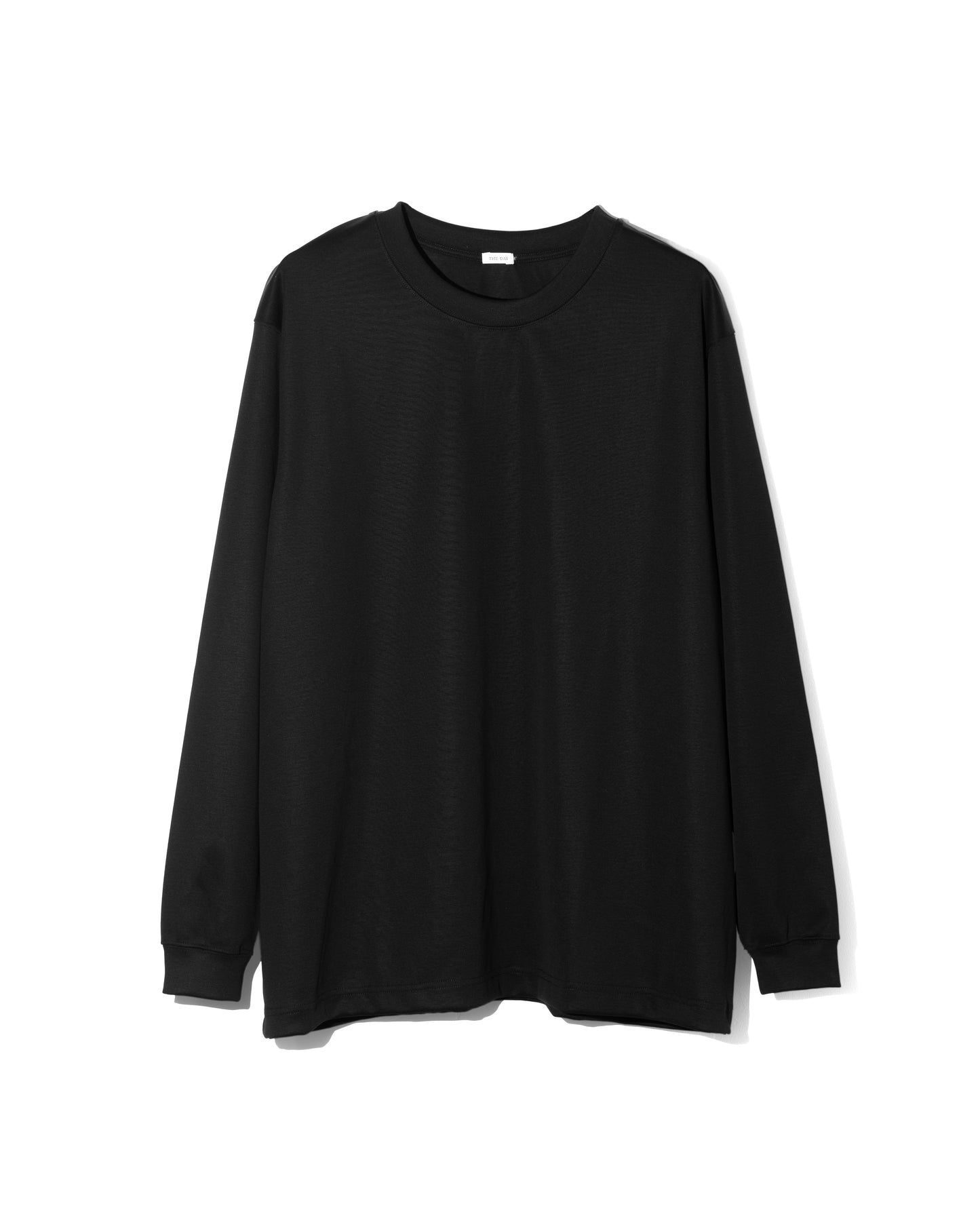 PREMIUM JERSEY LONG SLEEVE SHIRT - BLACK