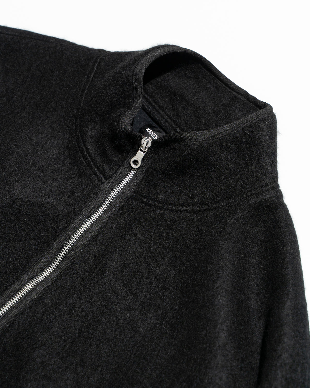 5G×22G CASHMERE FUR BLOUSON - BLACK
