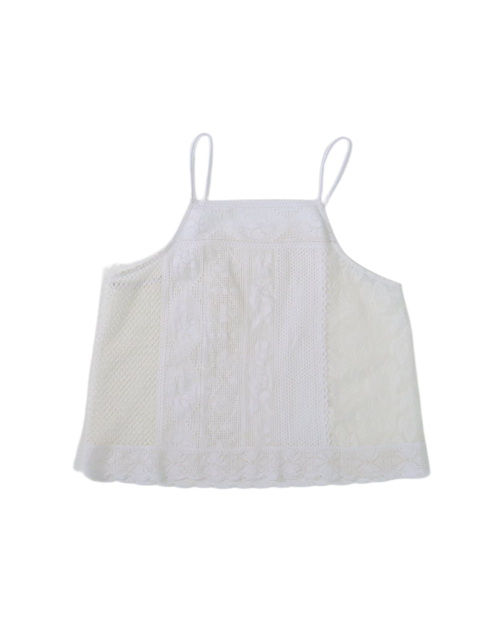REMAKE LACE CAMI - WHITE