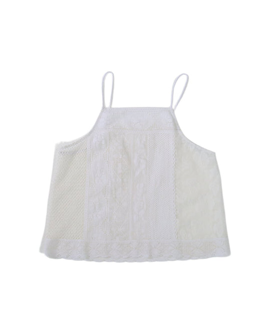 REMAKE LACE CAMI - WHITE
