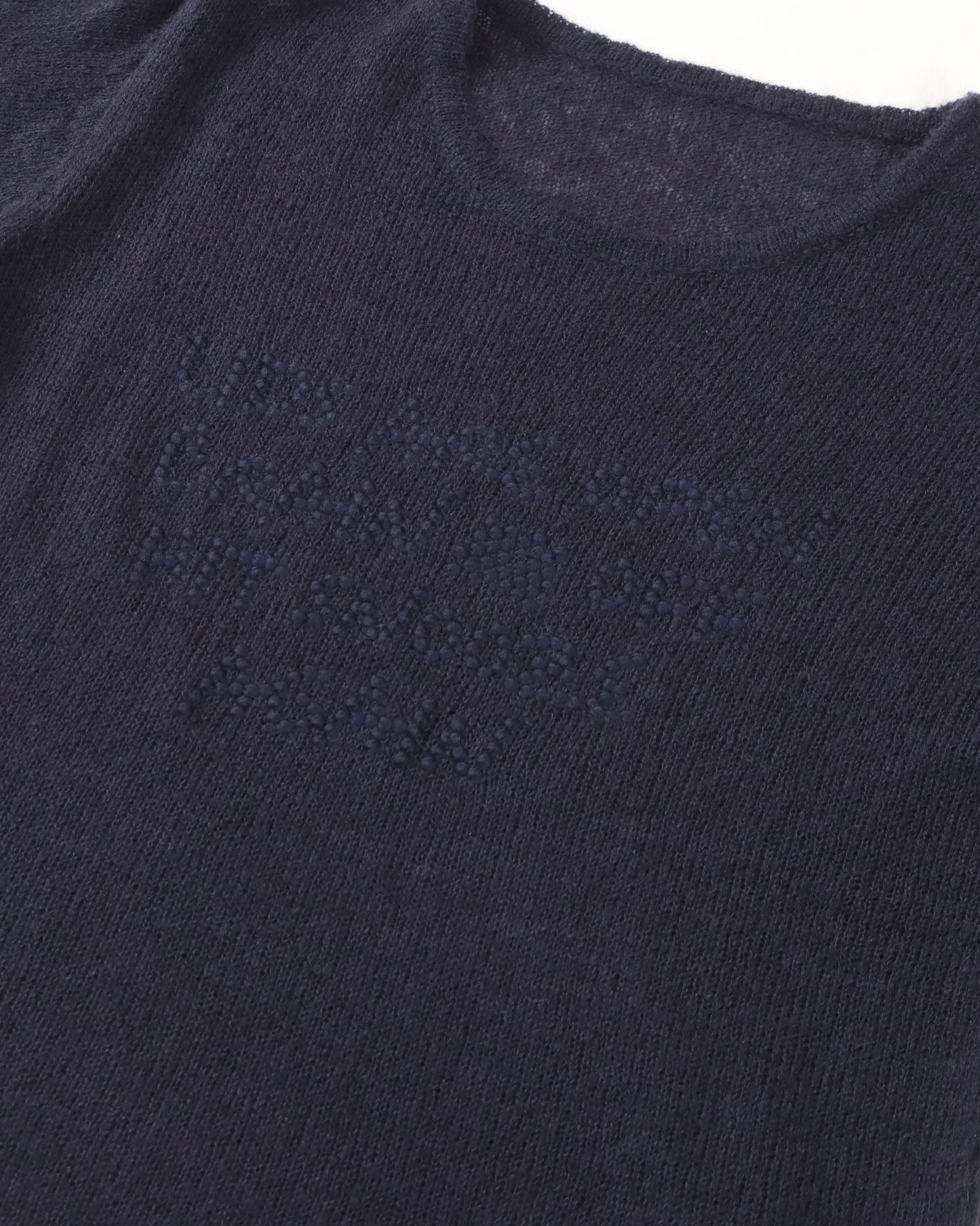 FUZZY SNOOZE KNIT - NAVY