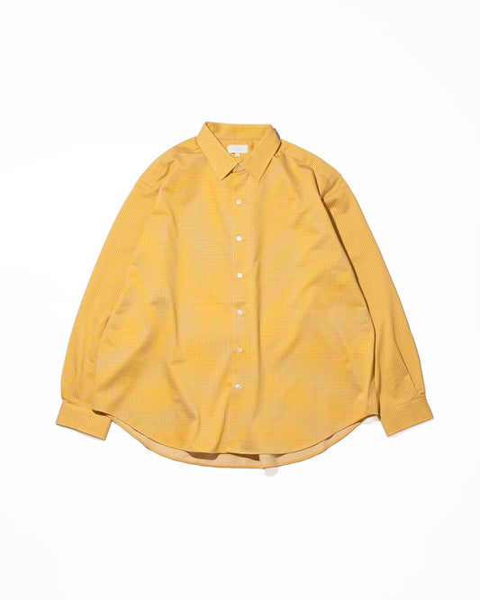 36G ATMOSPHERE CHECK SHIRT - YELLOW