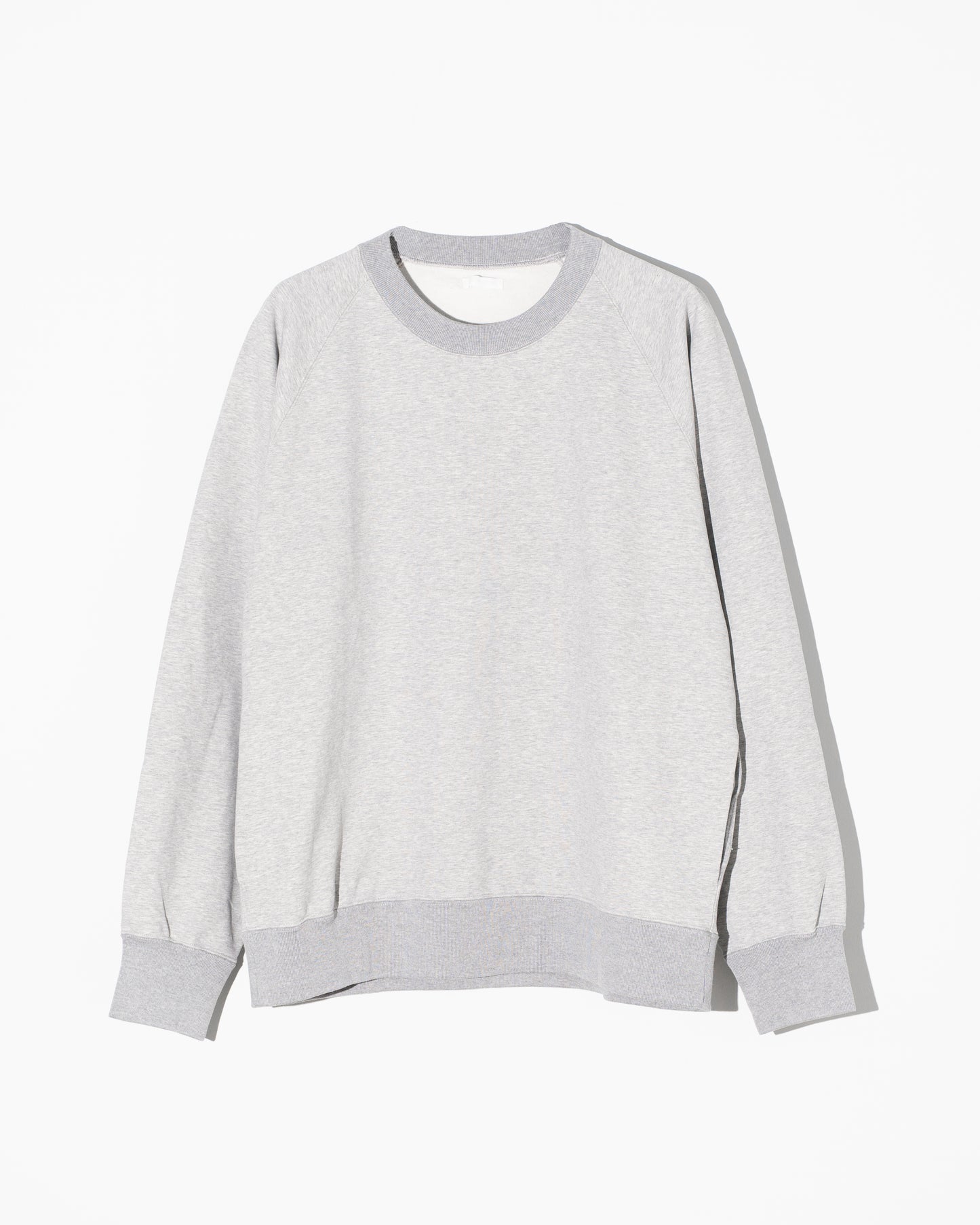 36G RAGLAN HEATHER PULLOVER - GRAY DYE