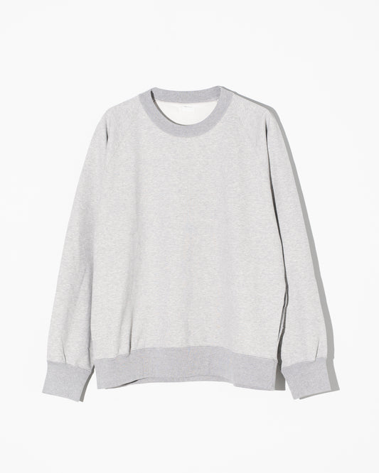 36G RAGLAN HEATHER PULLOVER - GRAY DYE