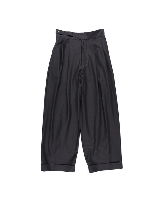 46G SOLARO GURKHA PANTS - CHARCOAL BLACK