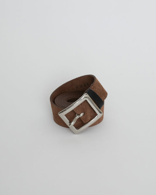 SUEDE BELT - BROWN