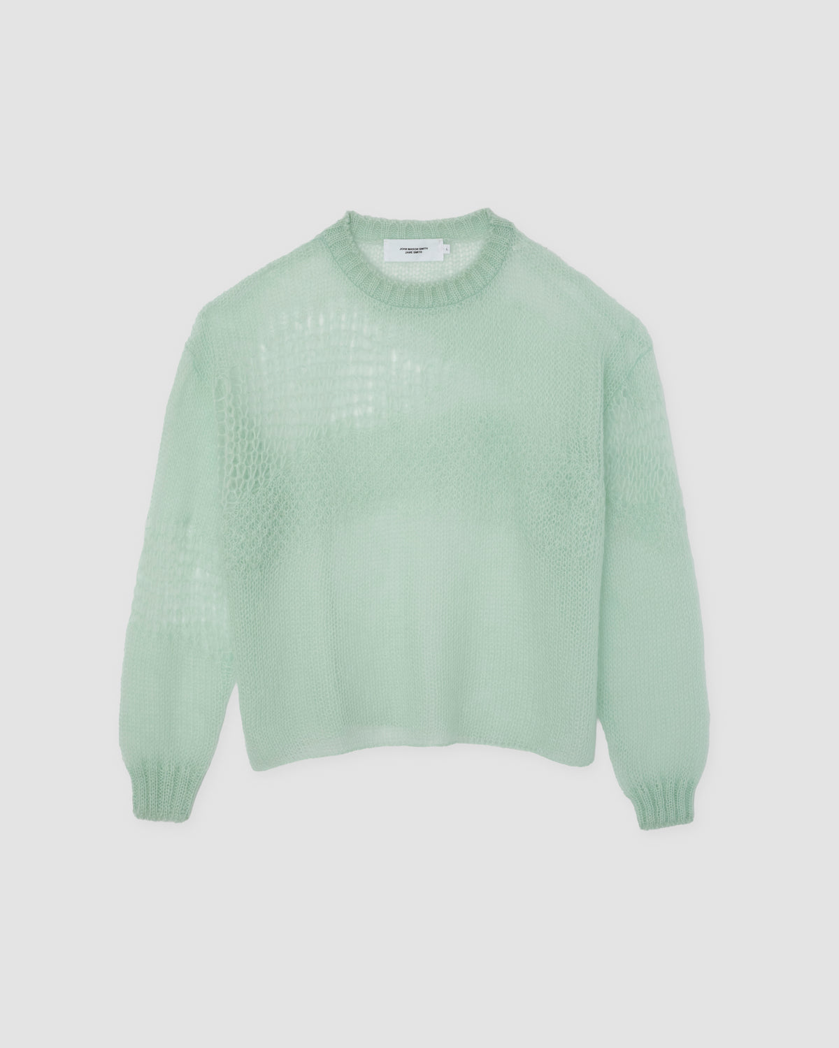 MOHAIR CREW NECK SWEATER - MINT