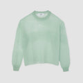 MOHAIR CREW NECK SWEATER - MINT