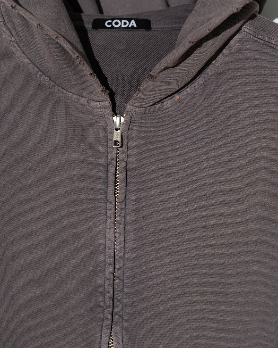AGING DESTROYED SWEATSHIRT - MELANGE GRAY