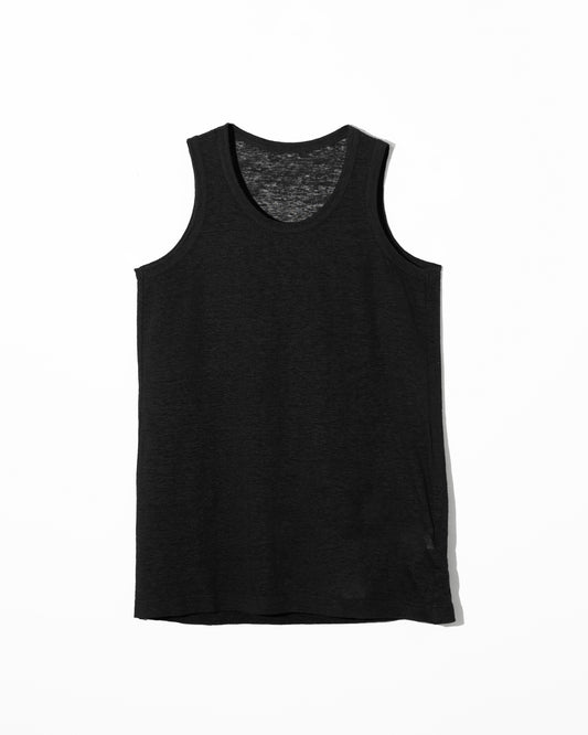 CREW NECK TANK - BLACK