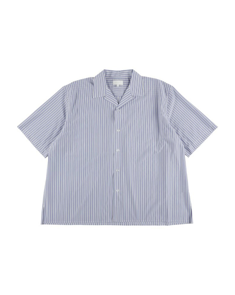 46G STRIPE ETHER SHIRT - SAX BLACK