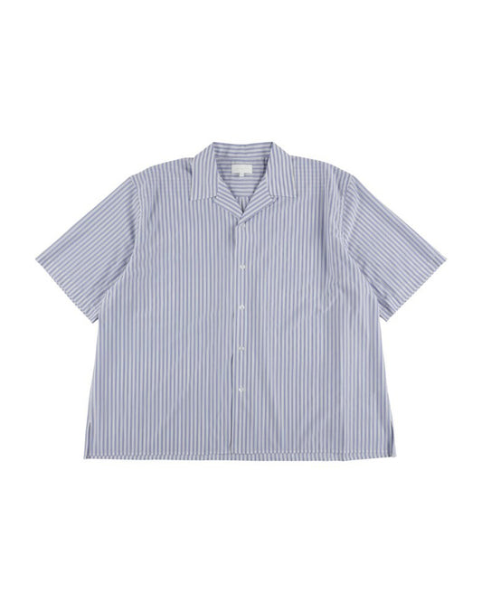 46G STRIPE ETHER SHIRT - SAX BLACK