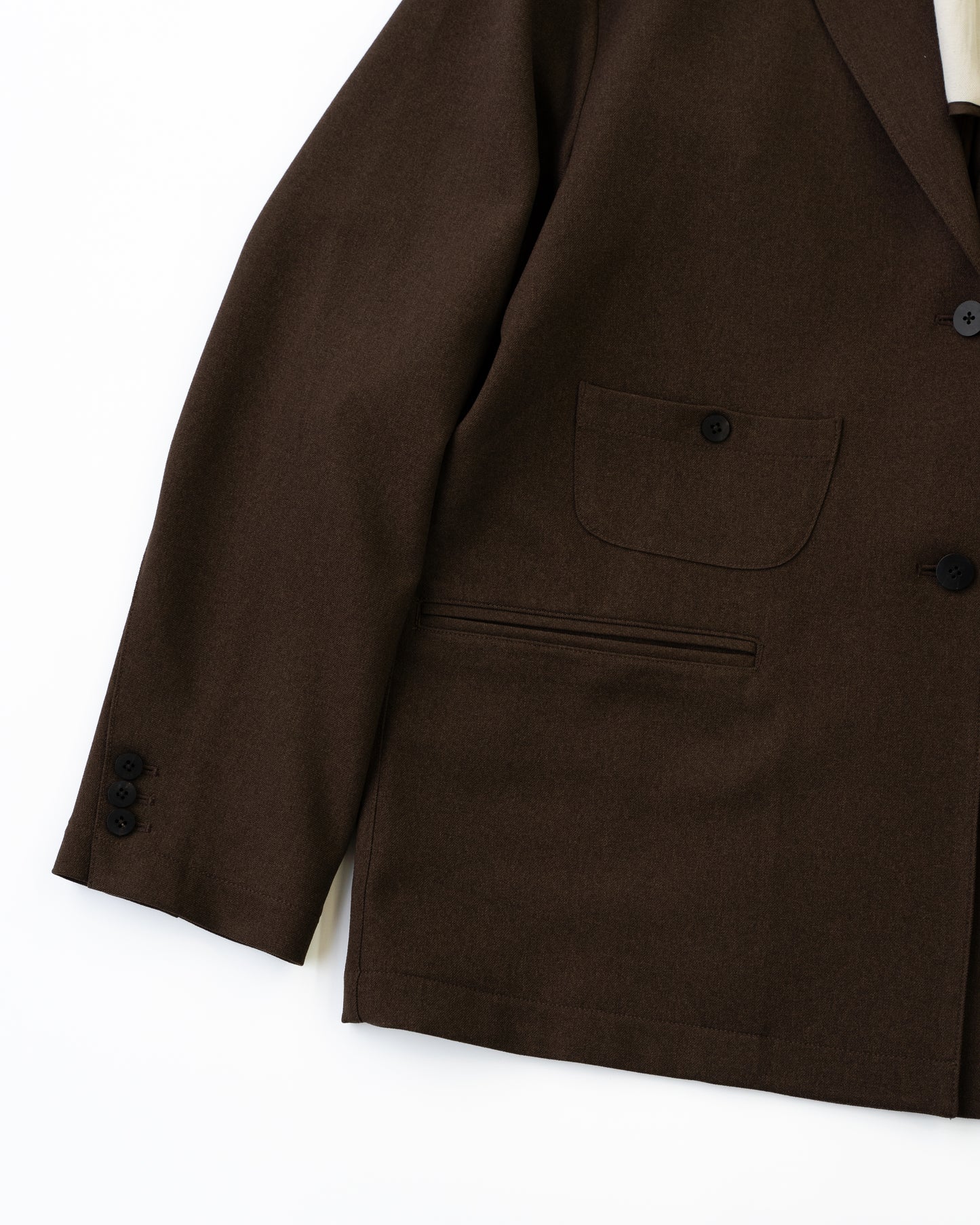 PREMIUM SAPA SAFARI JACKET - MELANGE BROWN