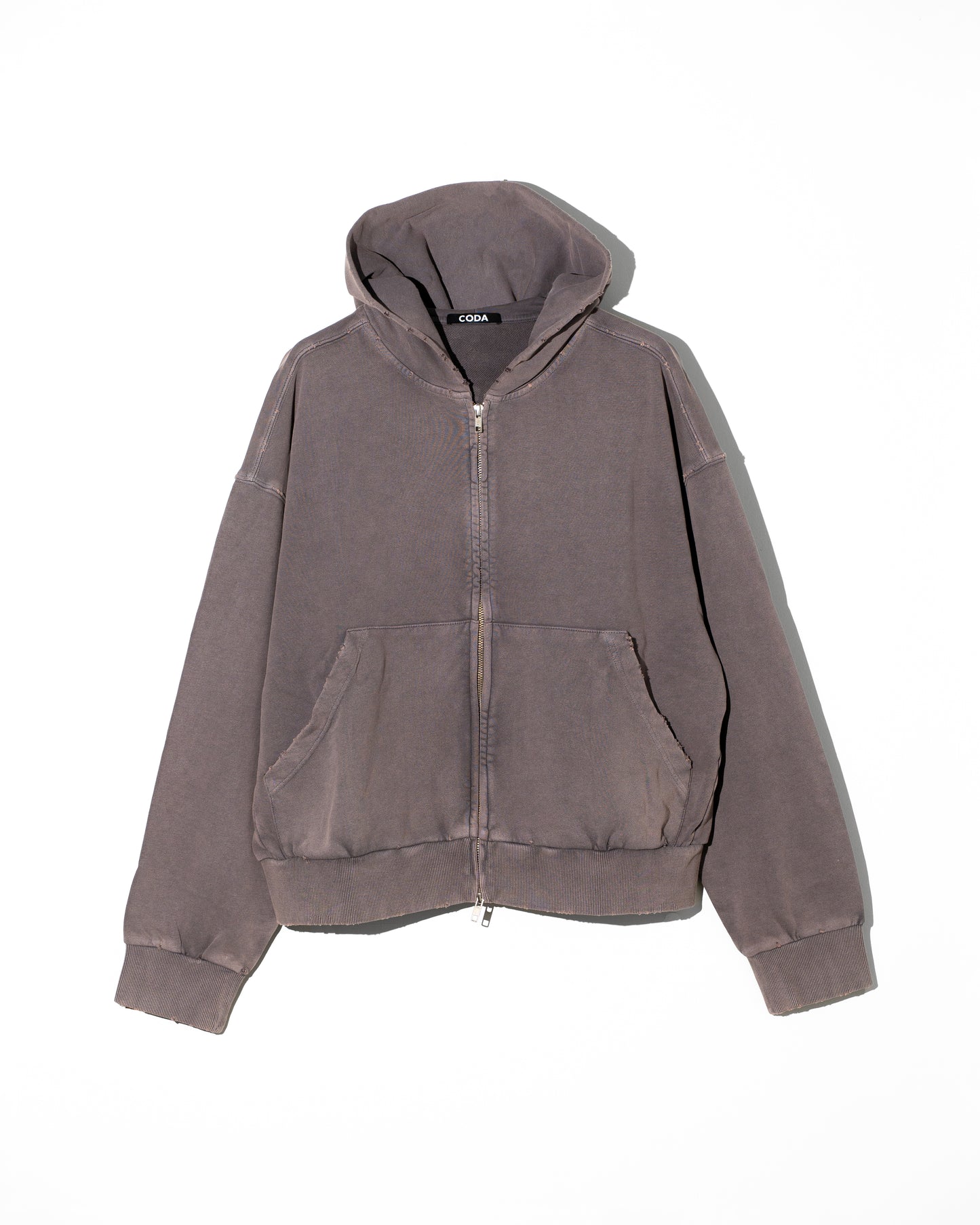 AGING DESTROYED SWEATSHIRT - MELANGE GRAY