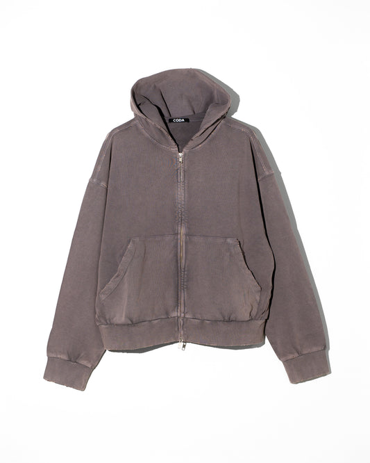 AGING DESTROYED SWEATSHIRT - MELANGE GRAY