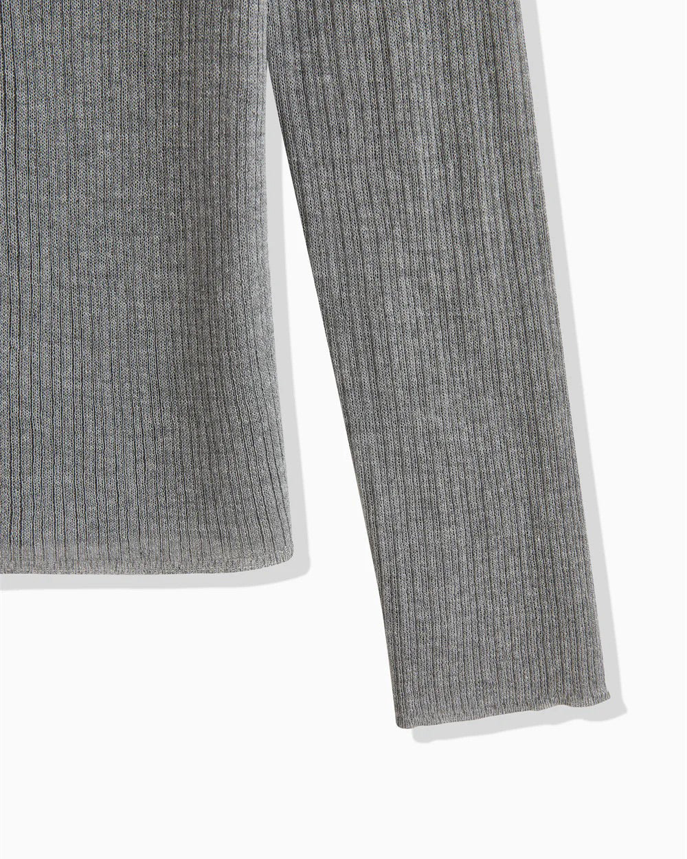 KNIT POLO SHIRT - GRAY