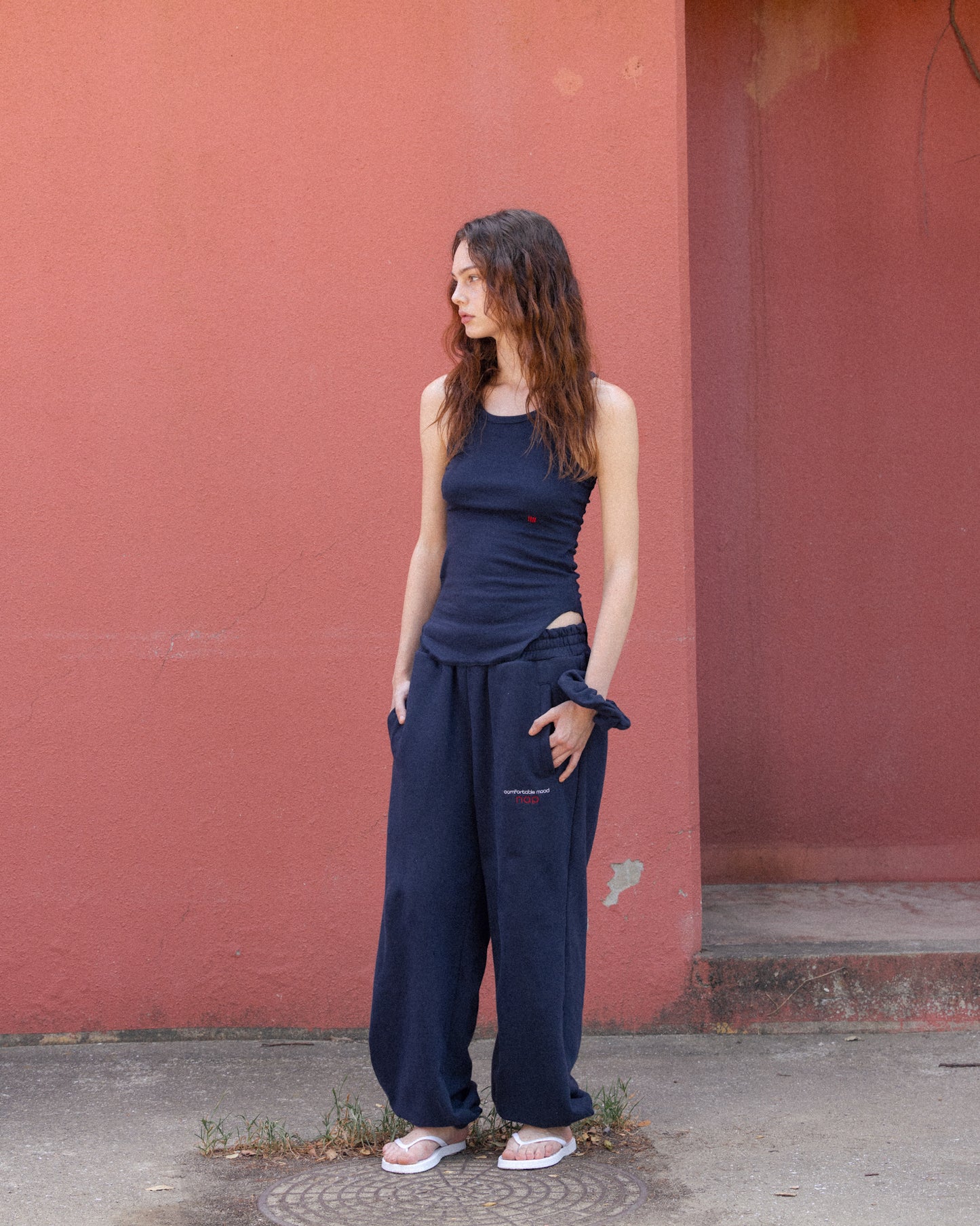 SOFT TANK TOP - NAVY