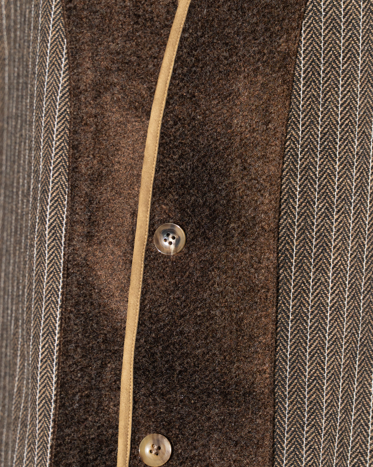 REVERSIBLE JK / NEEDLE WOOL - BROWN