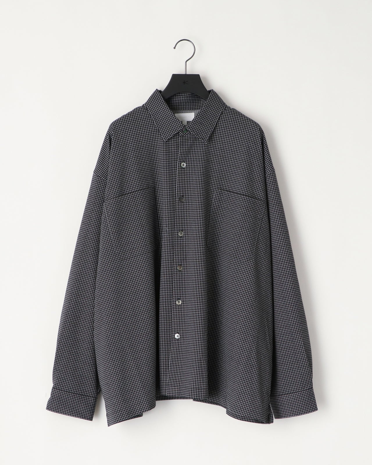 36G CHECK BALISE SHIRT -  BLACK