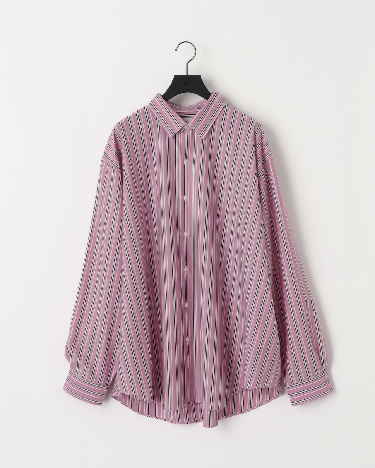 46G STRIPE ATMOSPHERE SHIRT - PINK BLACK