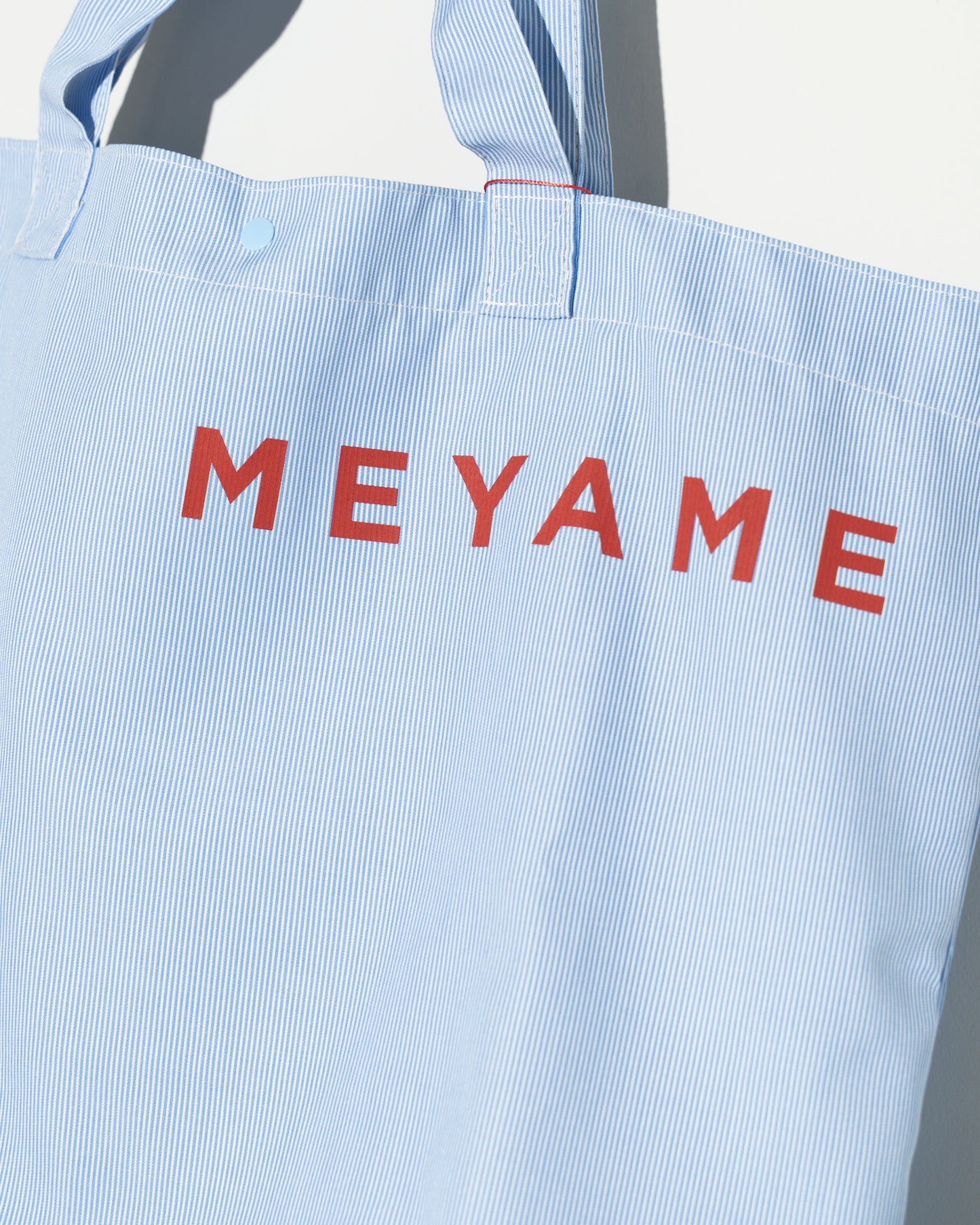 STRIPE LOGO TOTE BAG - BLUE