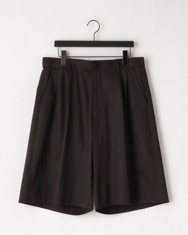 36G WOOL SHORTS - BROWN