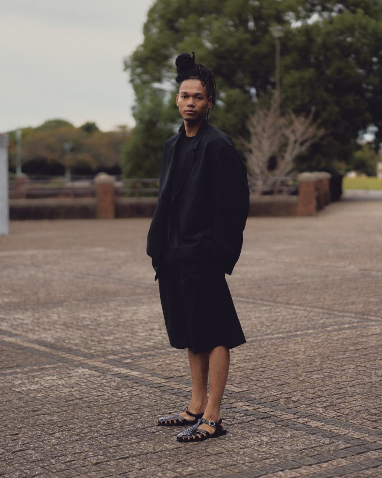 QUICK DRY STRETCH TAILORED JACKET - BLACK