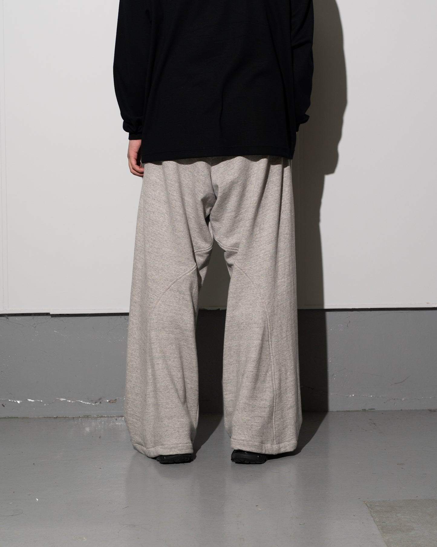 BIAS SHAPE EASY PANTS - ASH