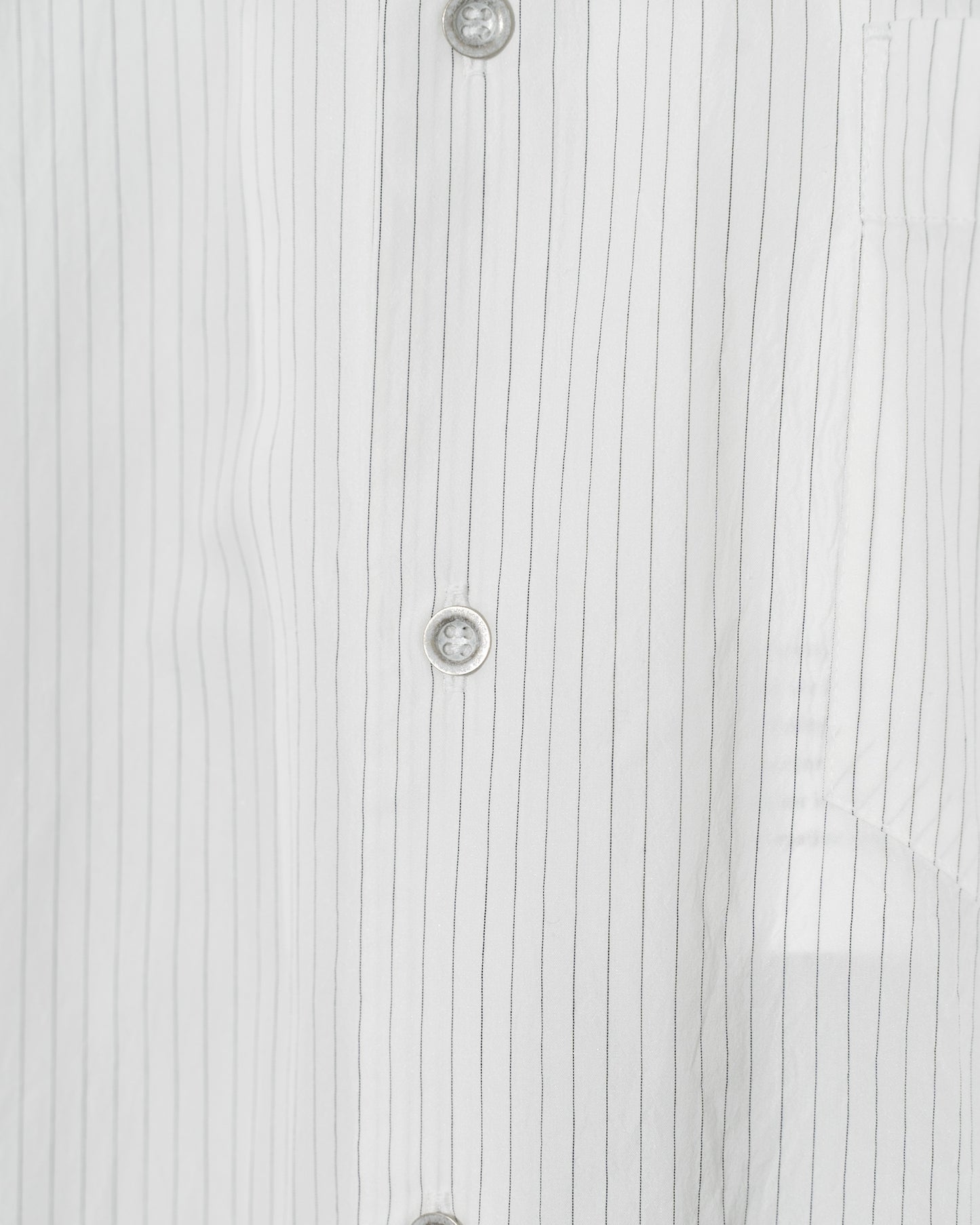 L/S SHIRT / SILK COTTON STRIPE