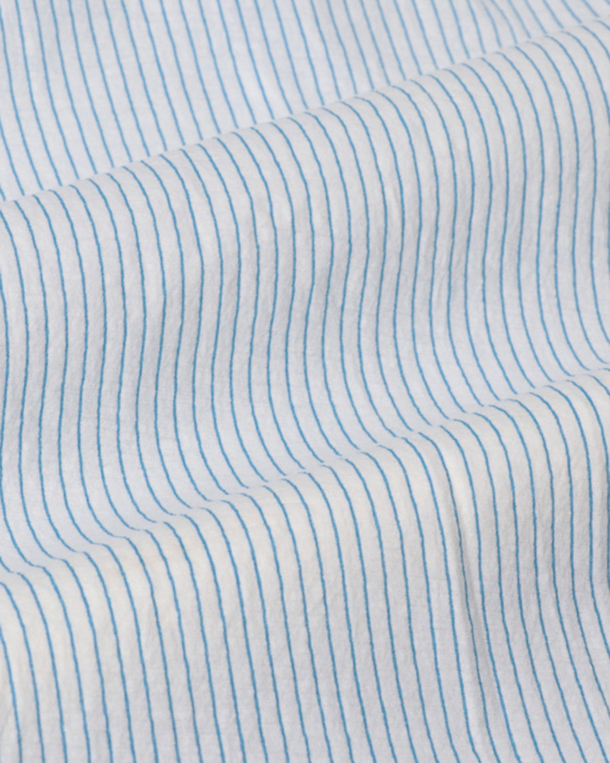 46G ARTISAN STRIPE SHIRT - WHITE BLUE DYE